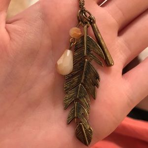 Feather necklace